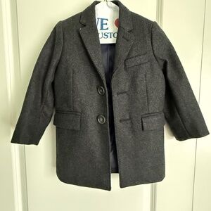 Kids J. Crew Crewcuts Top Coat (Gray, Size 3)